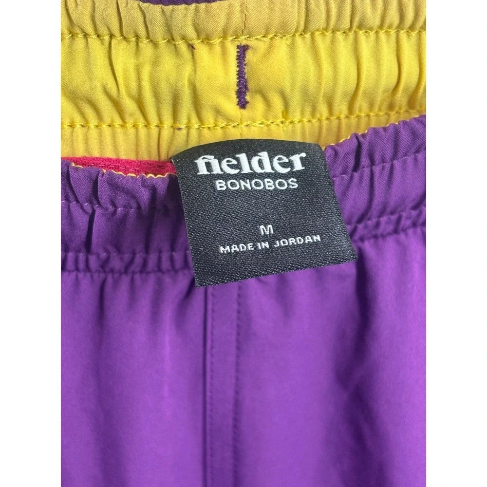 Fielder Bonobos Mens Purple Athletic Training Shorts Size M